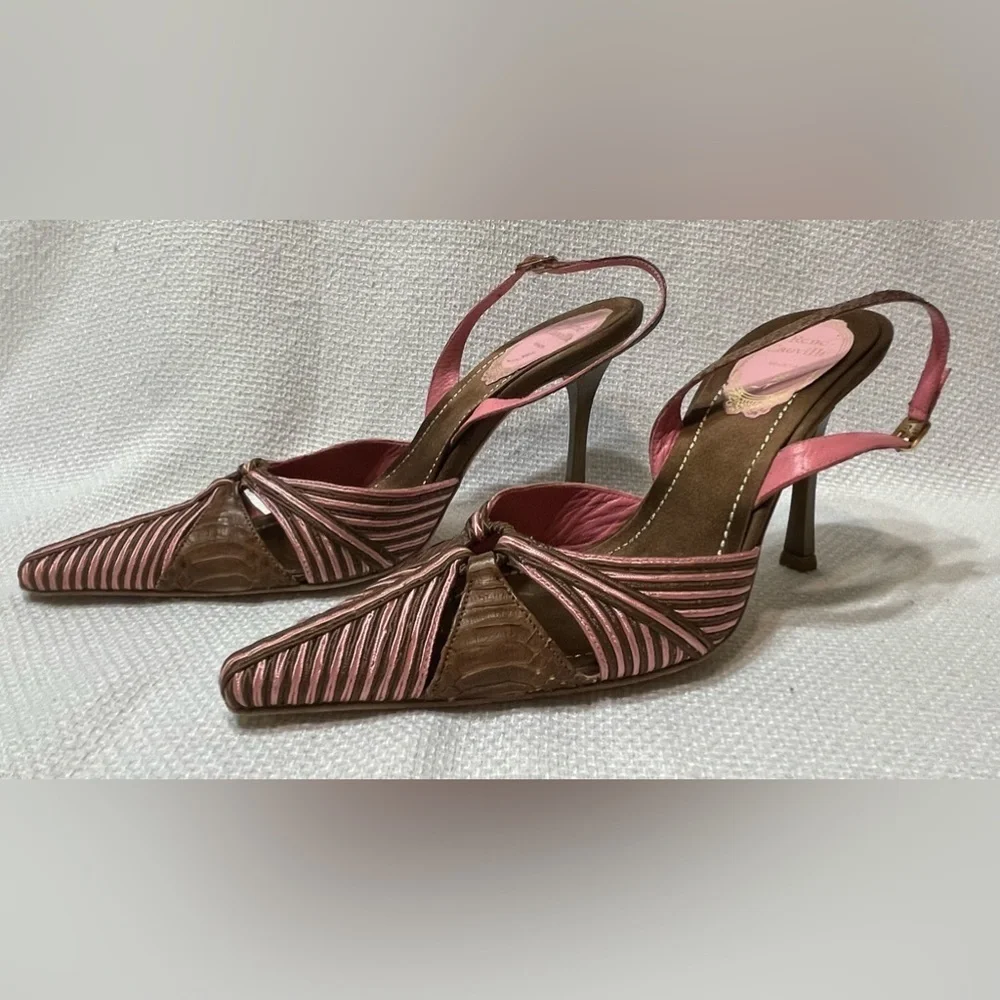 Rene Caovilla Serpente Marrone - Picture 2 of 9